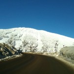 winter road to BC ski adventire