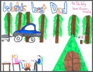 worlds best daddy poster for fathers day