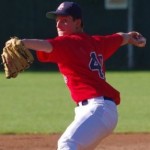 Alex Fraser pitching at the BC Summer games