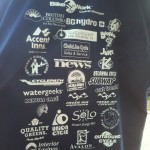 Bike friendly hotel listed on Bike to work week t-shirt