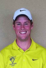 Victoria BC's Jared Hundza Camosun Chargers Golf team member