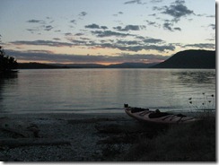 sunset kayak