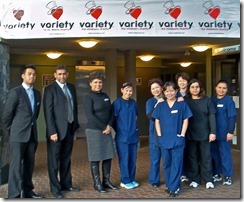 Accent Inns team under variety banner