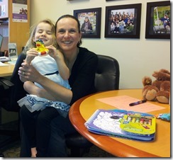 Angela Clancy & her daughter Hanna at FSI BC headquarters