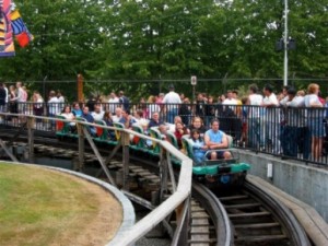 Wooden Roller Coaster at the PNE