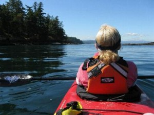 kayaking near Victoria BC