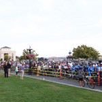 Huge crowd for the Tour De Victoria 2015