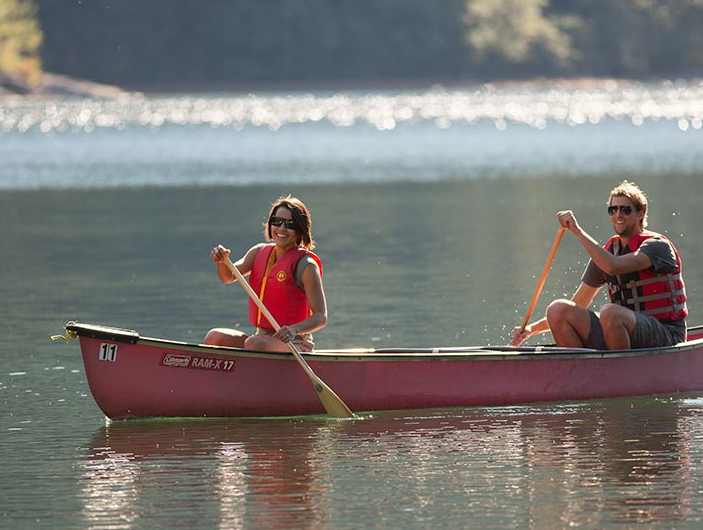 Deer Lake Park canoe
